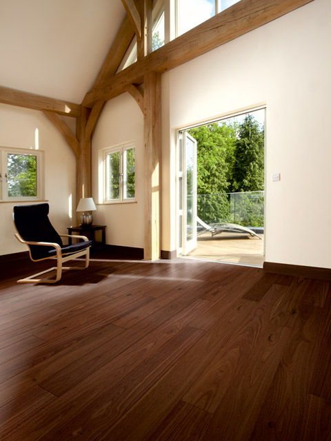 P69. Harlech Walnut Lacquered Plank