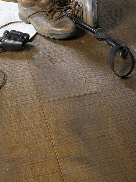 P99. Chepstow Sawn Bronzed Oak Plank