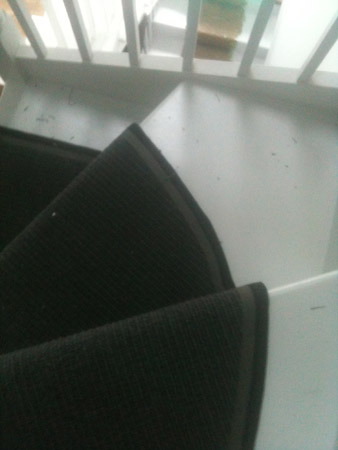 black stair runner carpet 3