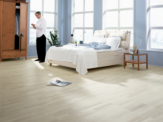 Tarkett - We Wood - Ash White Salsa, Luxury Vinyl Tile (LVT) Flooring