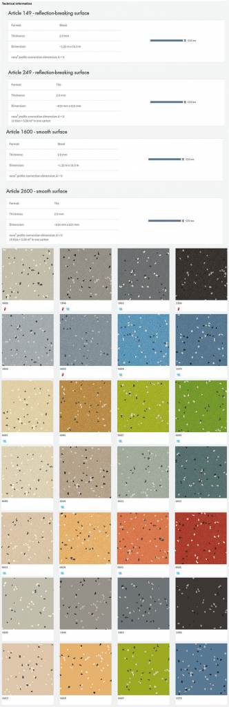 Nora Flooring Noraplan Stone, Rubber Flooring, close-up