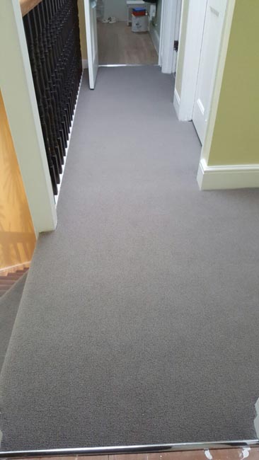 Westex Flooring Natural Loop Collection Boucle Thatch carpet installation_2