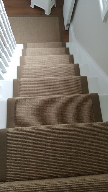 Westex Flooring Natural Loop Collection Cable Corn carpet installation in_5