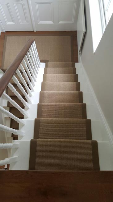 Westex Flooring Natural Loop Collection Cable Corn carpet installation in_7