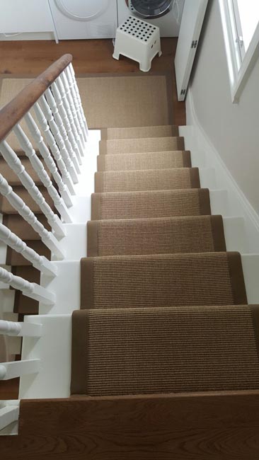 Westex Flooring Natural Loop Collection Cable Corn carpet installation in_2