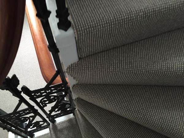 portfolio carpets striped stairs carpet greyish 03