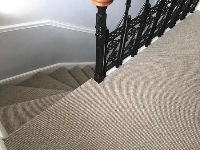 Fibre Carpets Sisal Boucle Cumin installation_2