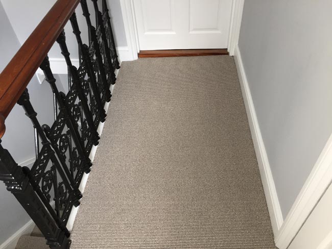 Fibre Carpets Sisal Boucle Cumin installation_3