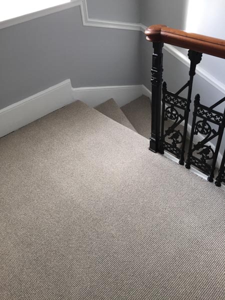 Fibre Carpets Sisal Boucle Cumin installation_8