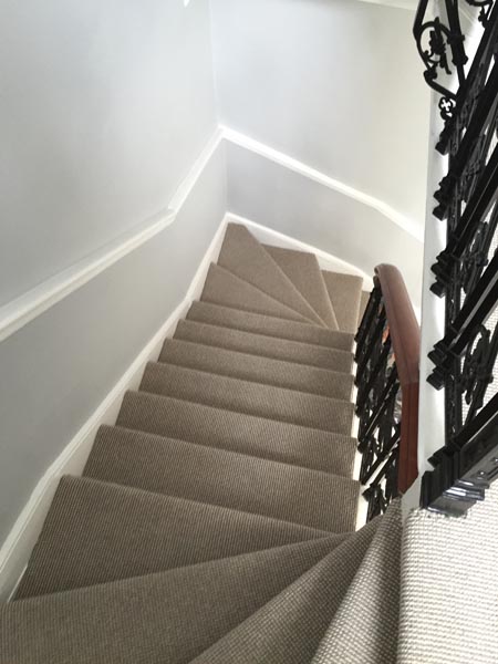 Fibre Carpets Sisal Boucle Cumin installation_10
