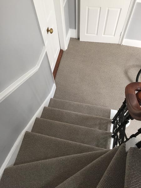 portfolio carpets striped stairs carpet greyish 15