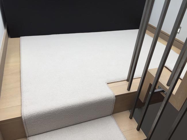 portfolio carpets white beige stair runner 300616 07