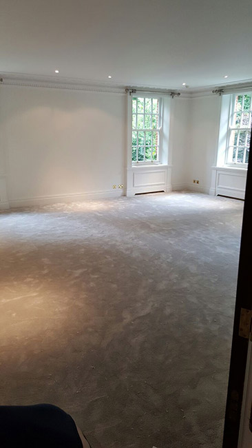 Hugh Mackay Carpets Durham Twist Elements Pencil Point installation_3