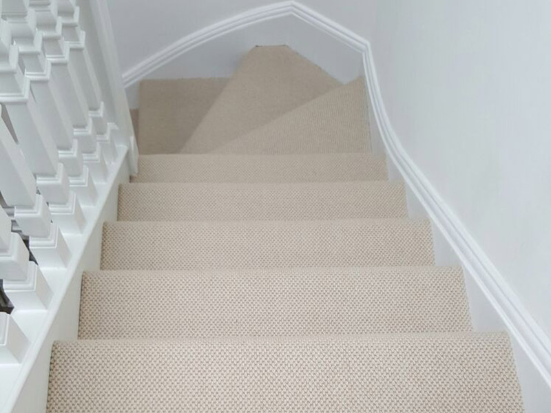 Plain Beige Strair Carpet - Carpet - Residential
