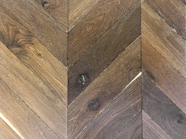 Rover's Flooring Special Design Floors - Distressed Chevron - Vinyl Flooring