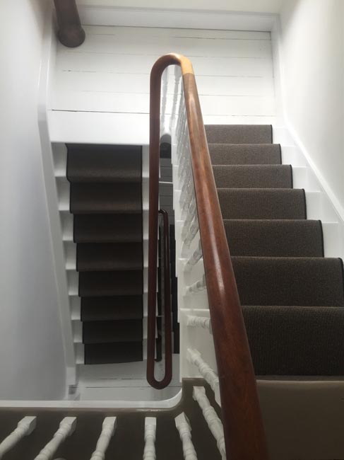 portfolio carpets dark grey stair carpet with black whipping 04