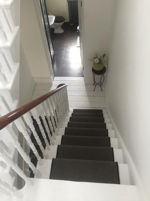 Cavalier carpets owlet screech installation fuchs stairs in Kensington