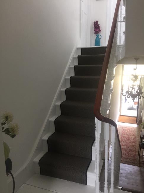 Cavalier carpets owlet screech installation fuchs stairs in Kensington