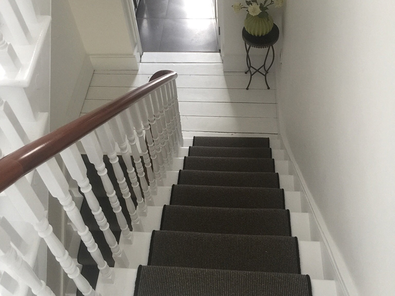 Cavalier carpets owlet screech installation fuchs stairs in Kensington
