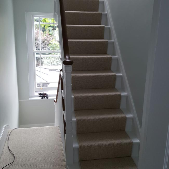 Cormar carpets hampstead spirit glow installation in Croydon