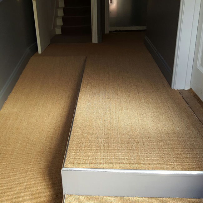Cormar carpets hampstead spirit glow installation in Croydon