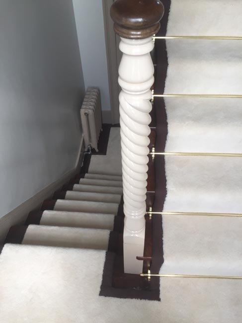 portfolio carpets white stairs black broder runner 10