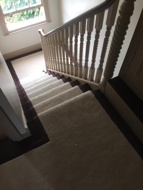 portfolio carpets white stairs black broder runner 13