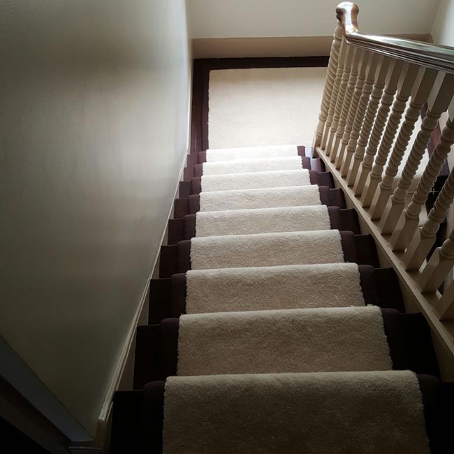 portfolio carpets white stairs black broder runner 17