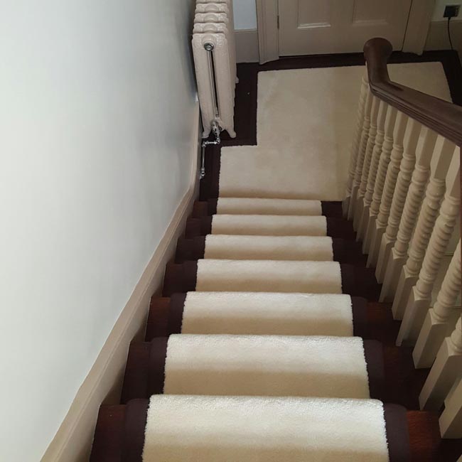 portfolio carpets white stairs black broder runner 18