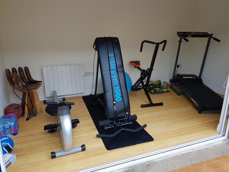 Home Gym - Wood Flooring - Residential