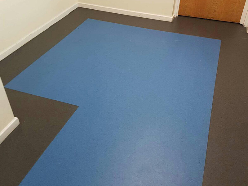Linoleum Flooring Installation To Areas - Marmoleum Flooring - Commercial