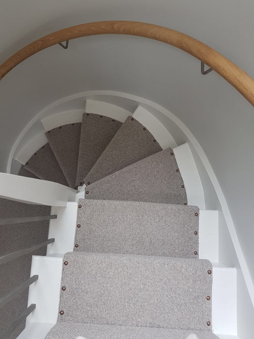 portfolio grey stair carpet as a runner 05