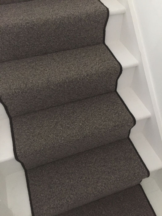 portfolio grey stair runner with black whipping 03