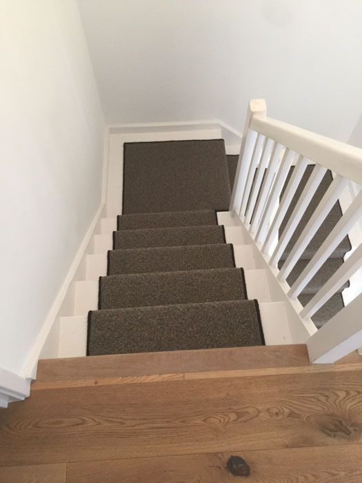 portfolio grey stair runner with black whipping 05