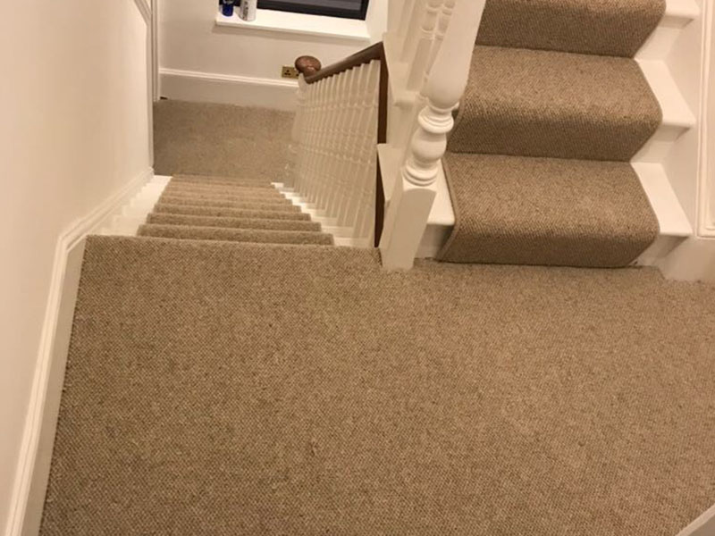 Loop Pile Carpet Installation in Battersea, Home