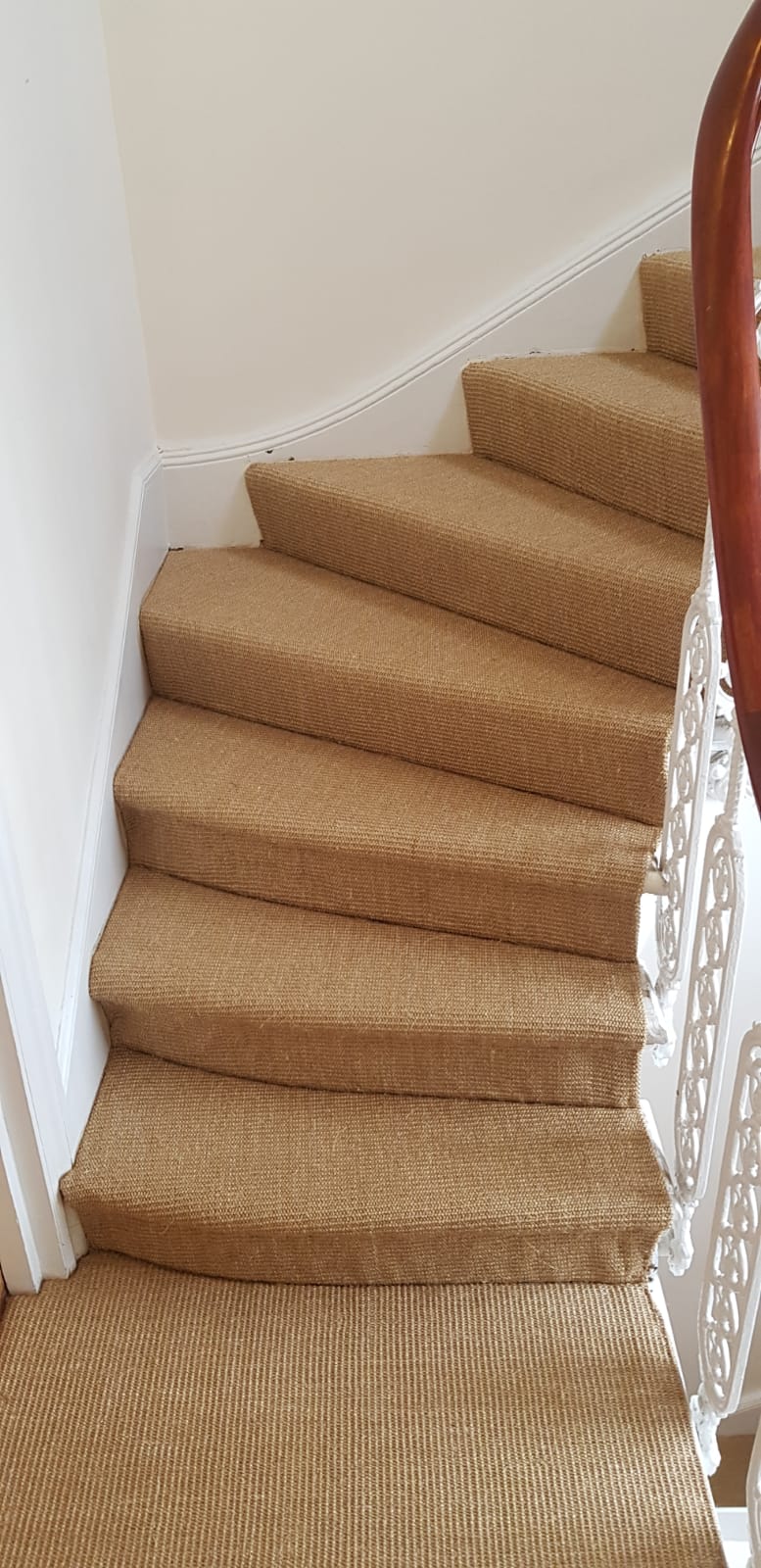 portfolio carpets bronze-sisal-carpet-installation-raynes-park (3)