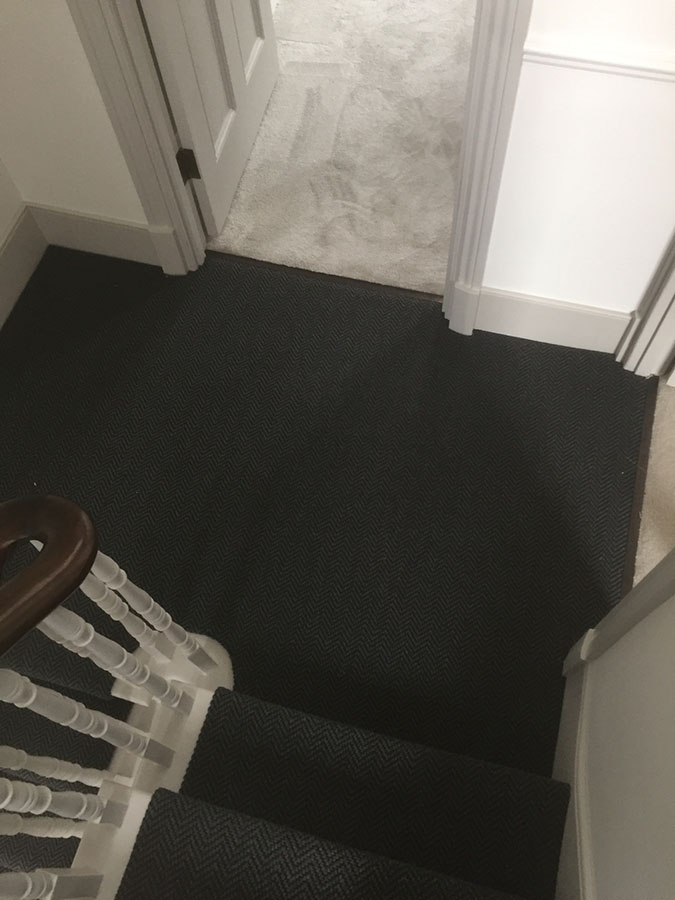 portfolio carpets grey-sisal-carpet-installation-finchley (2)