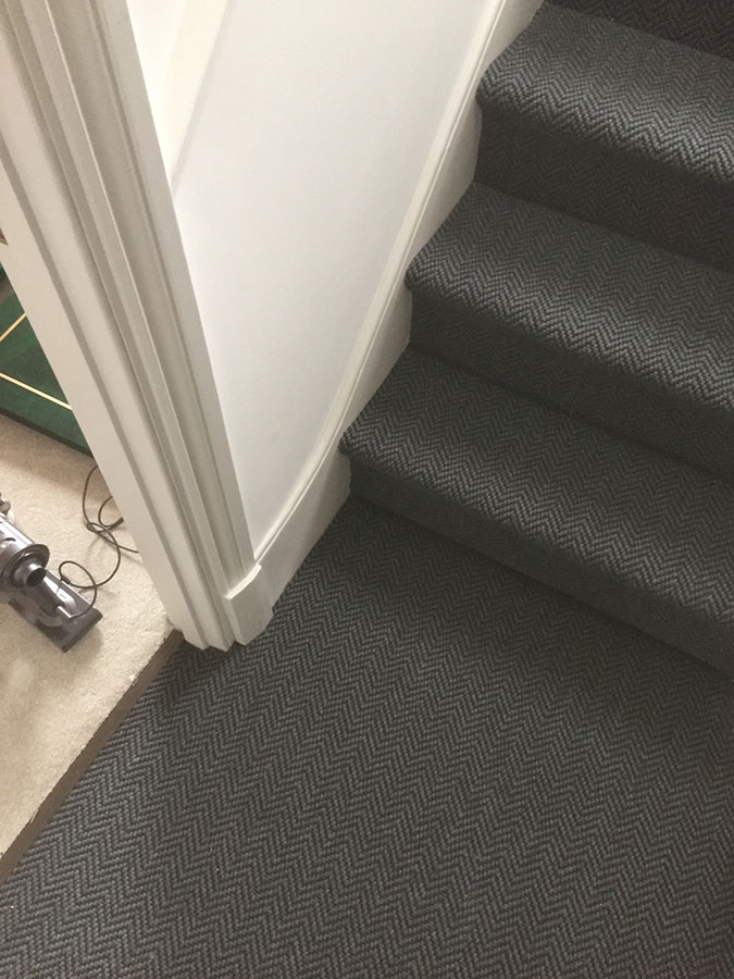 portfolio carpets grey-sisal-carpet-installation-finchley (5)