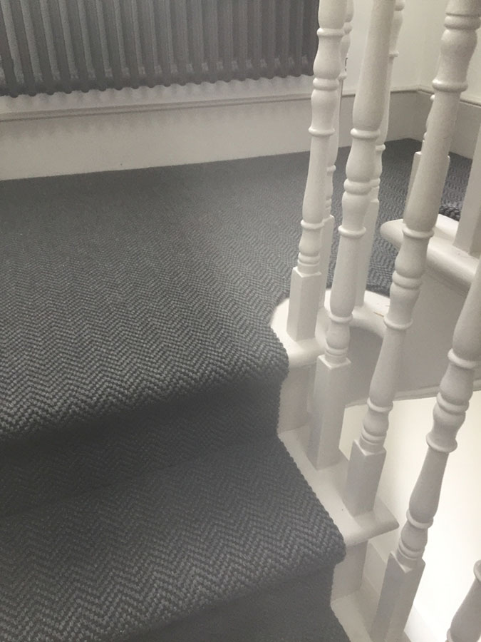portfolio carpets grey-sisal-carpet-installation-finchley (6)