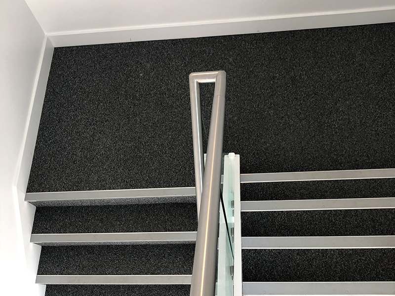 Staircase Installation at Areen Design, Forbo, Gradus, Subfloor Preparation