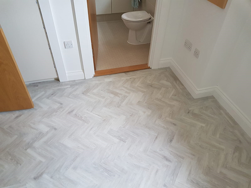 Amtico In Pale Wood Design - Luxury Vinyl Tile (LVT) Flooring - Fitzrovia - Residential