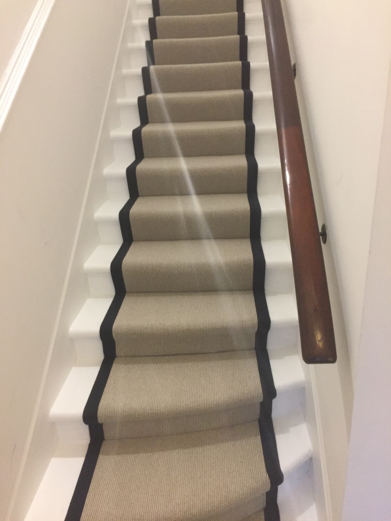 portfolio Carpet Runner With Black Binding Installed In Clerkenwell (19)