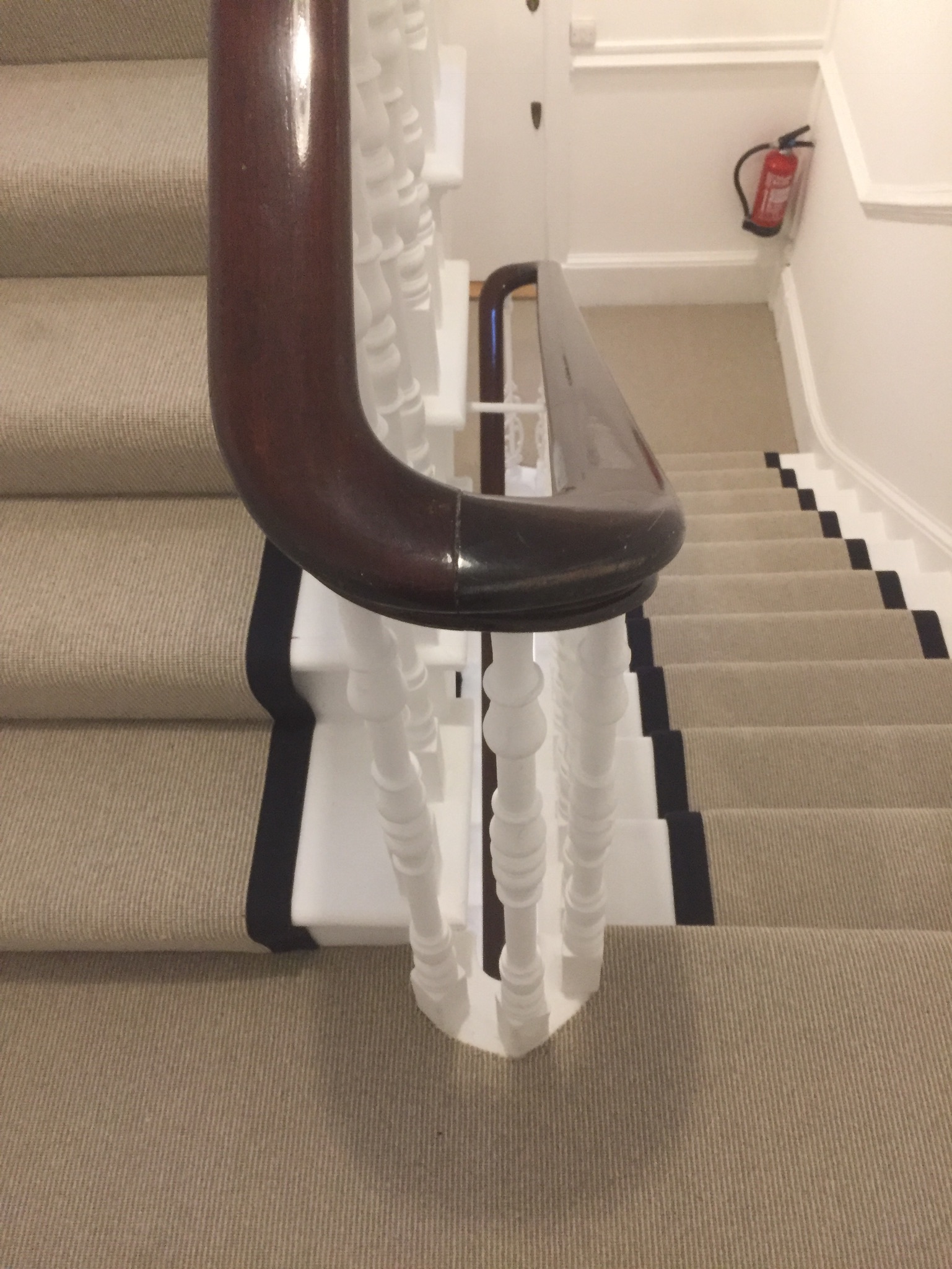 portfolio Carpet Runner With Black Binding Installed In Clerkenwell (6)