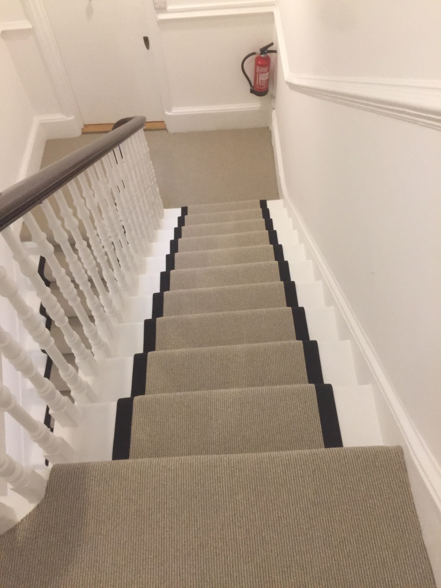 portfolio Carpet Runner With Black Binding Installed In Clerkenwell (7)