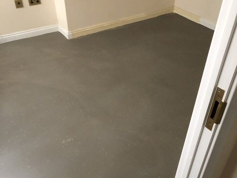 Grey Sheet Vinyl Flooring Installation in Acton, Home
