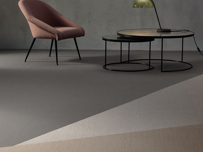 Polyflor - Calico Cloth 7623, Linen Cloud 7617, Monument Slate 7618, Vinyl Flooring, overview