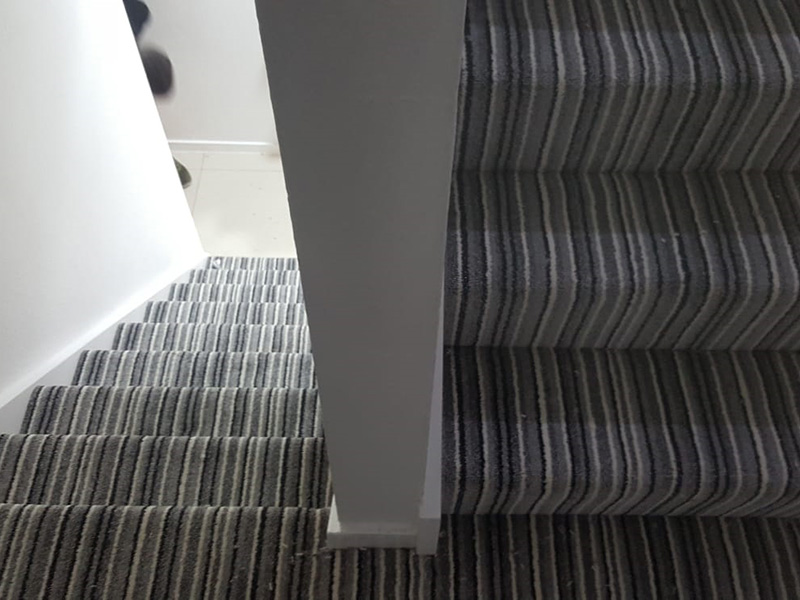 Striped Carpet Supplied & Fitted in Wimbledon, Home
