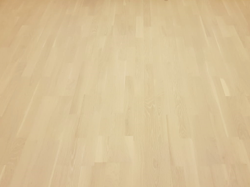 Oak Wood Flooring Installed in Docklands, Home
