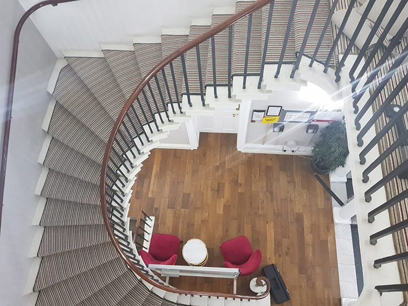 Carpet Fitted to Spiral Staircase in Kilburn - Guide - Carpet