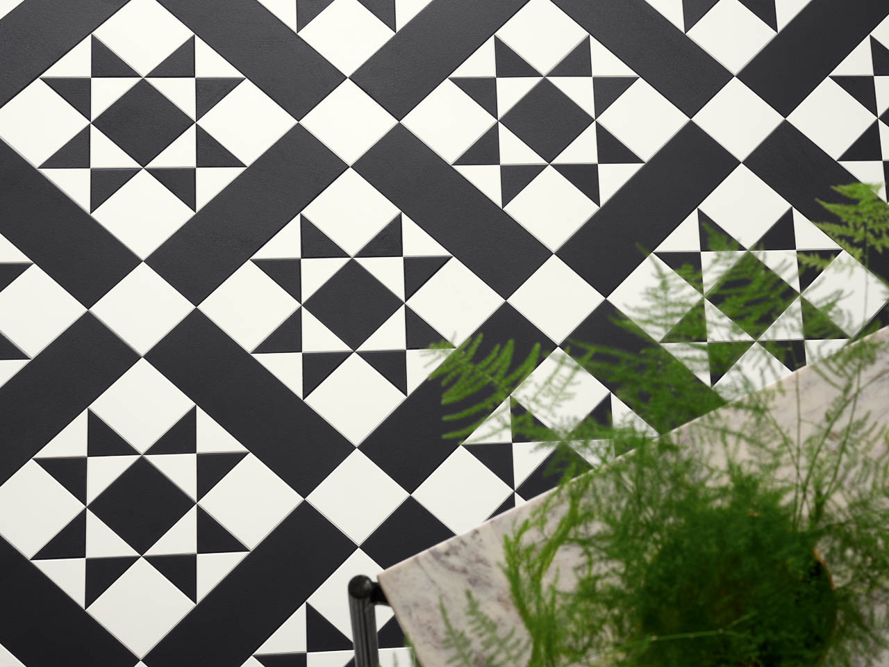 3 New Black And White Geometric Floors From Amtico Décor